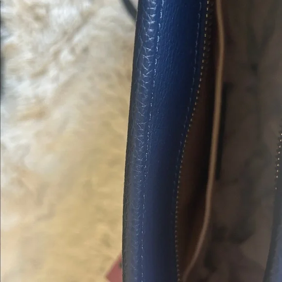 Kate Spade Cream and Blue Tote Bag - Picture 5 of 5